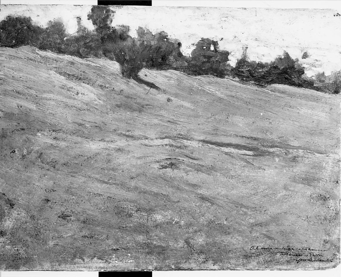 La Via Appia, paesaggio (dipinto) di Laurenti Cesare (fine sec. XIX)