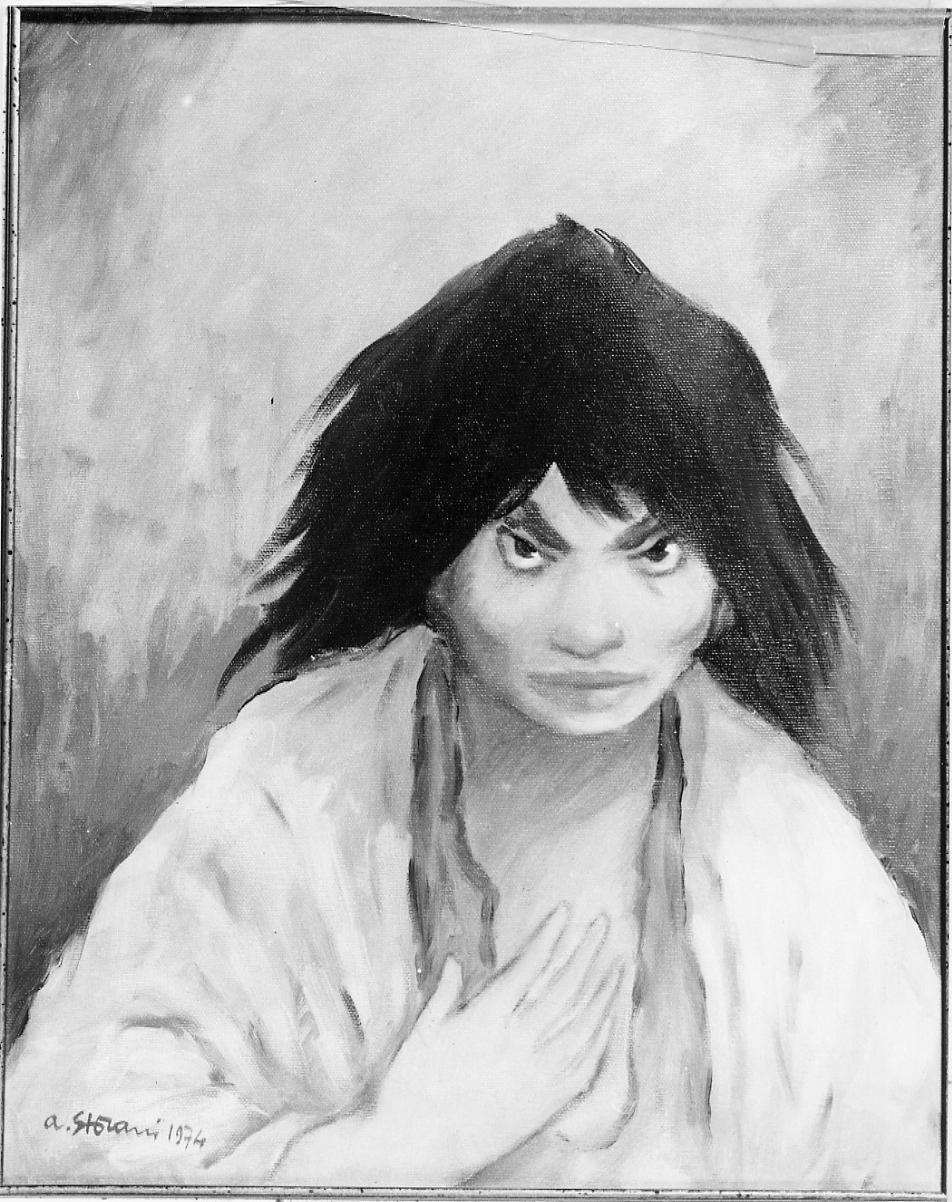 zingara (dipinto) di Storani Augusto (sec. XX)