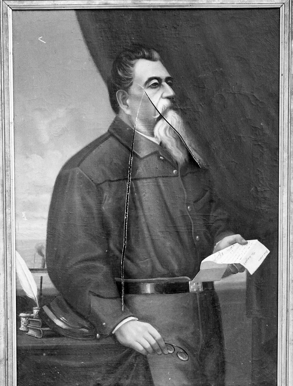 ritratto di Candido Augusto Vecchi (dipinto) - ambito ascolano (sec. XIX)