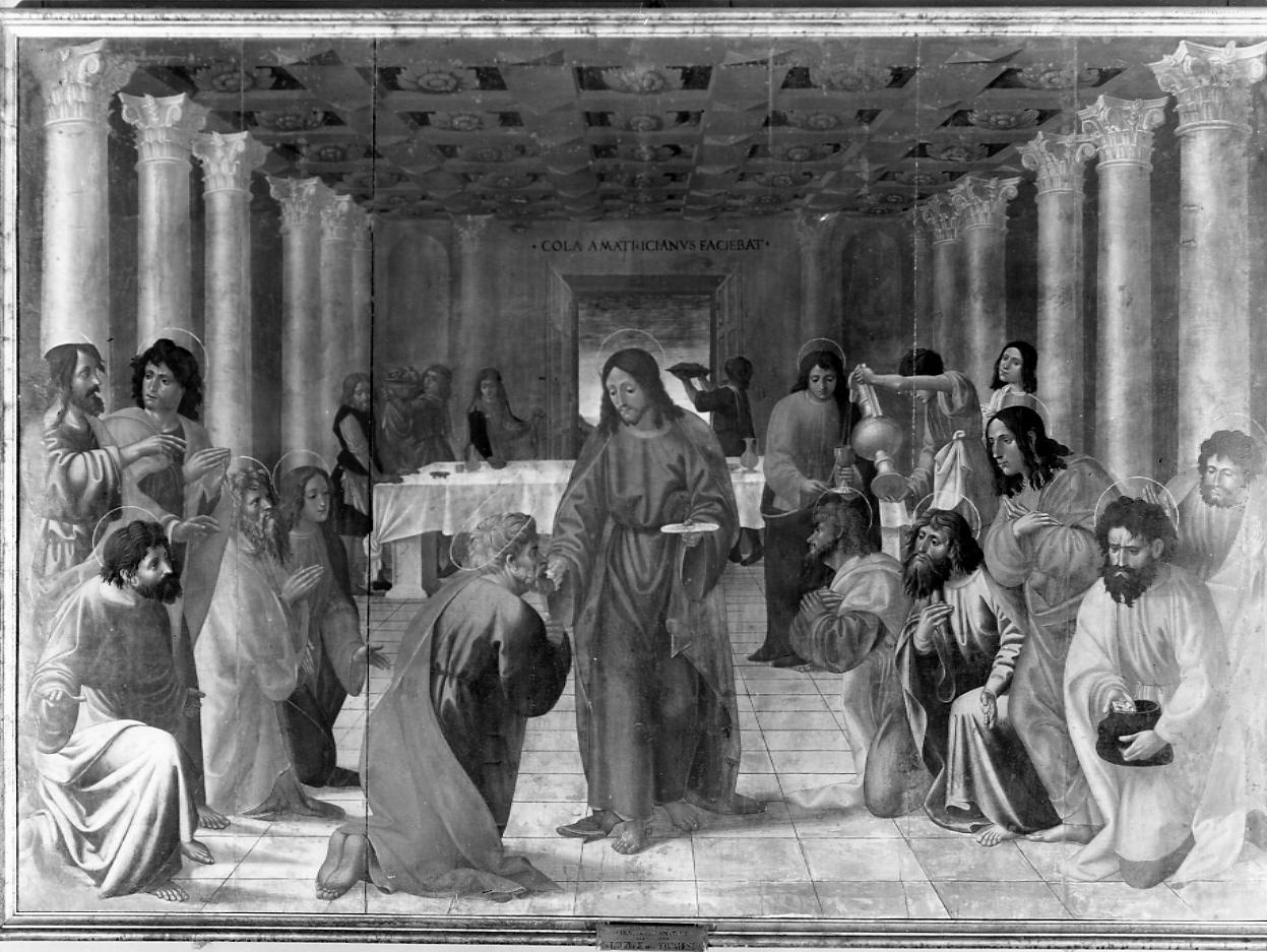 comunione degli apostoli (dipinto) di Filotesio Nicola detto Cola dell'Amatrice (sec. XVI)
