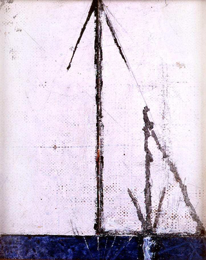 Frecce, frecce (dipinto) di Licini Osvaldo (sec. XX)