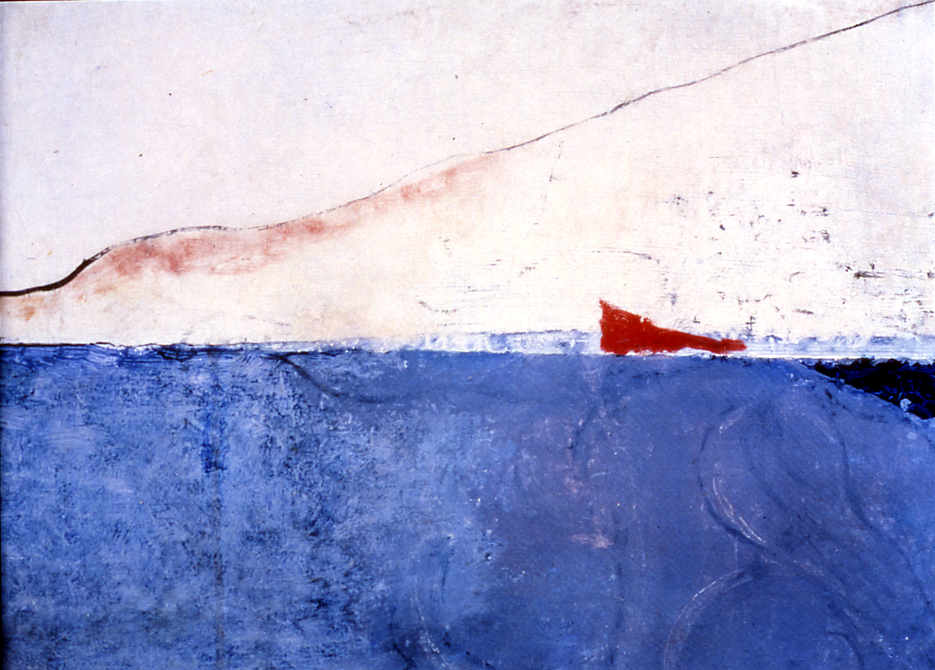 Composizione, motivi decorativi astratti (dipinto) di Licini Osvaldo (sec. XX)