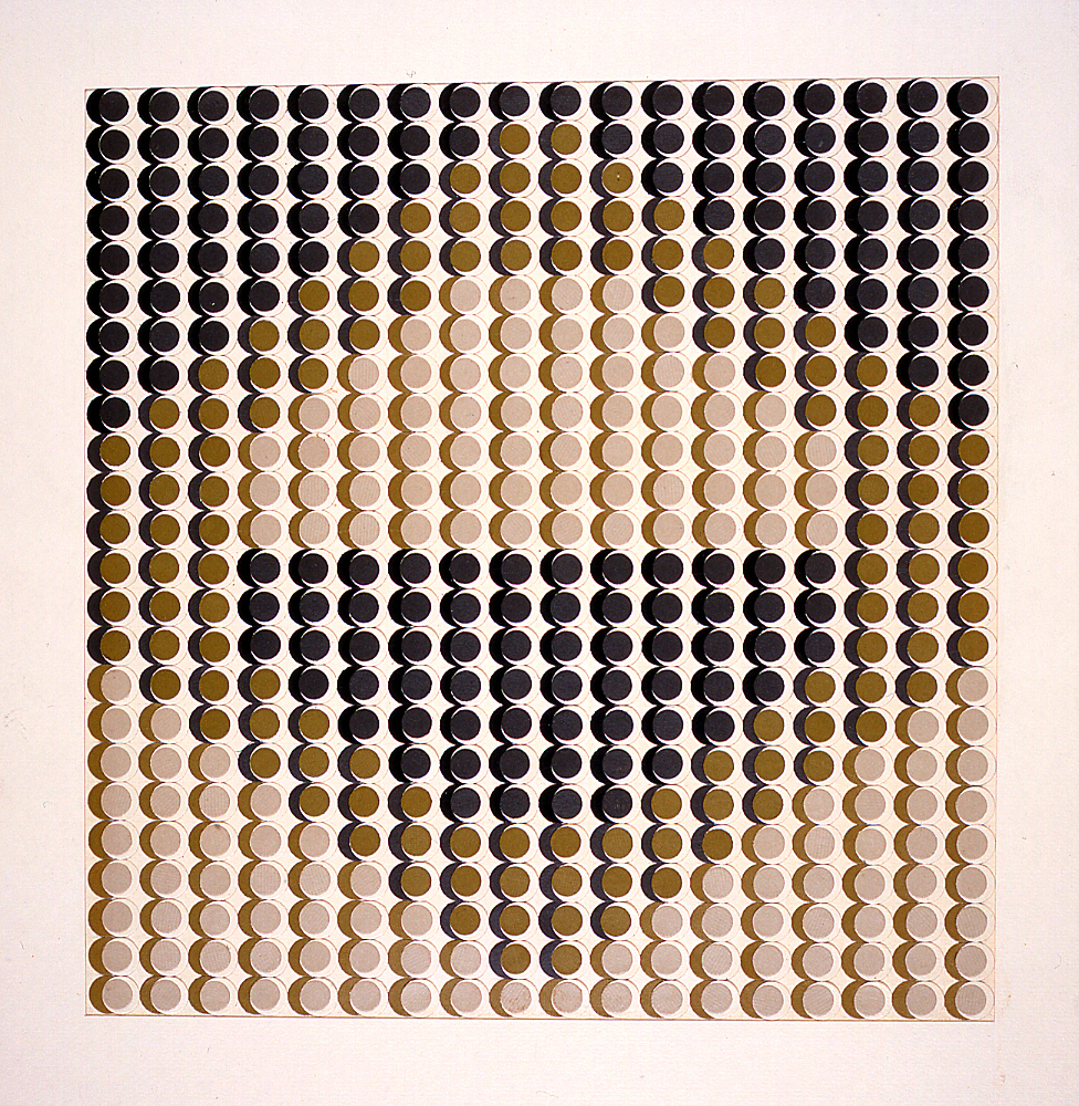 Forme geometriche, motivi decorativi astratti (dipinto) di Carchieti Carlo (sec. XX)