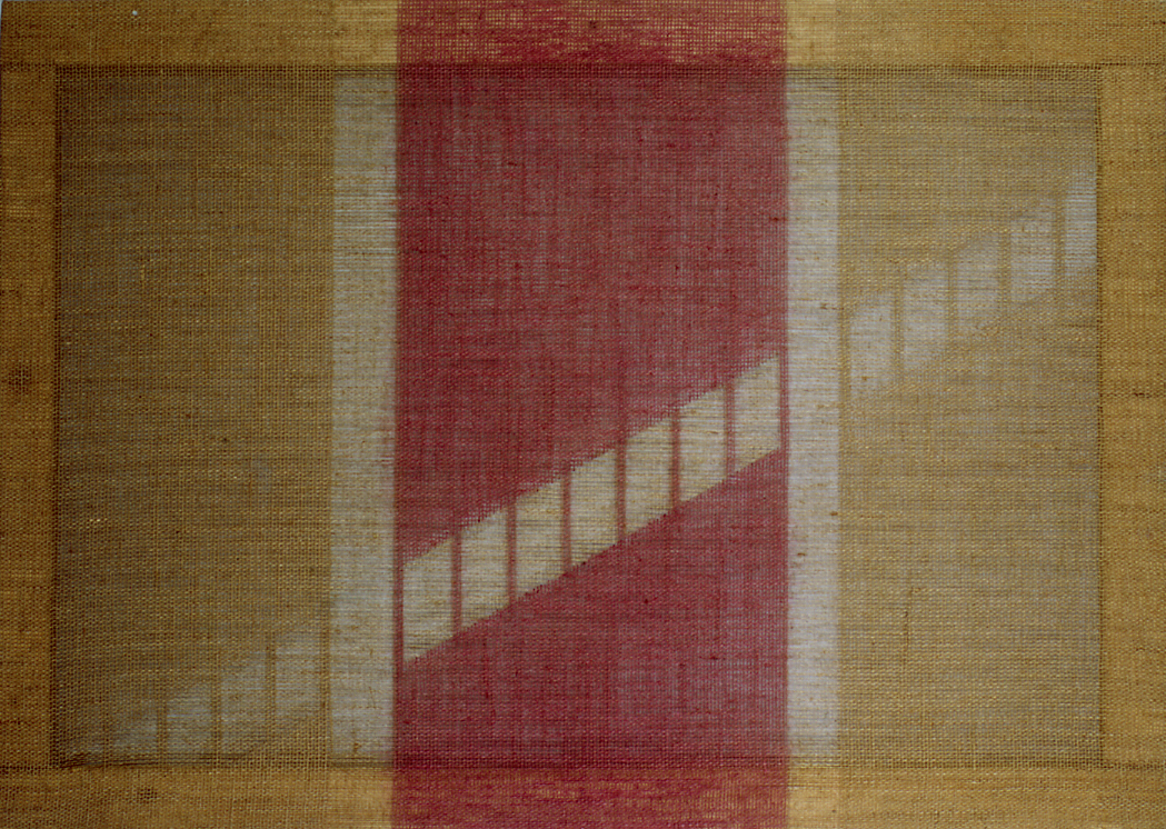 Senza titolo, motivi decorativi astratti (dipinto) di Emblema Salvatore (sec. XX)