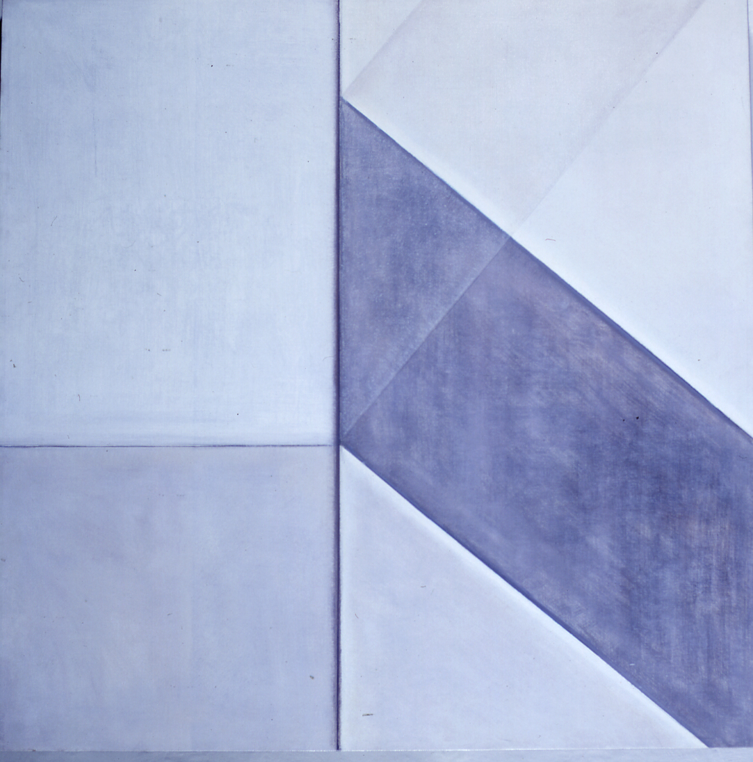 Strutture e Tracciato, motivi decorativi astratti (dipinto) di Colamartino Donato (sec. XX)