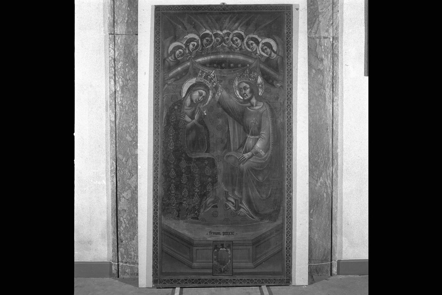 incoronazione di Maria Vergine (dipinto) di Simone di Filippo detto Simone dei Crocifissi (seconda metà sec. XIV)