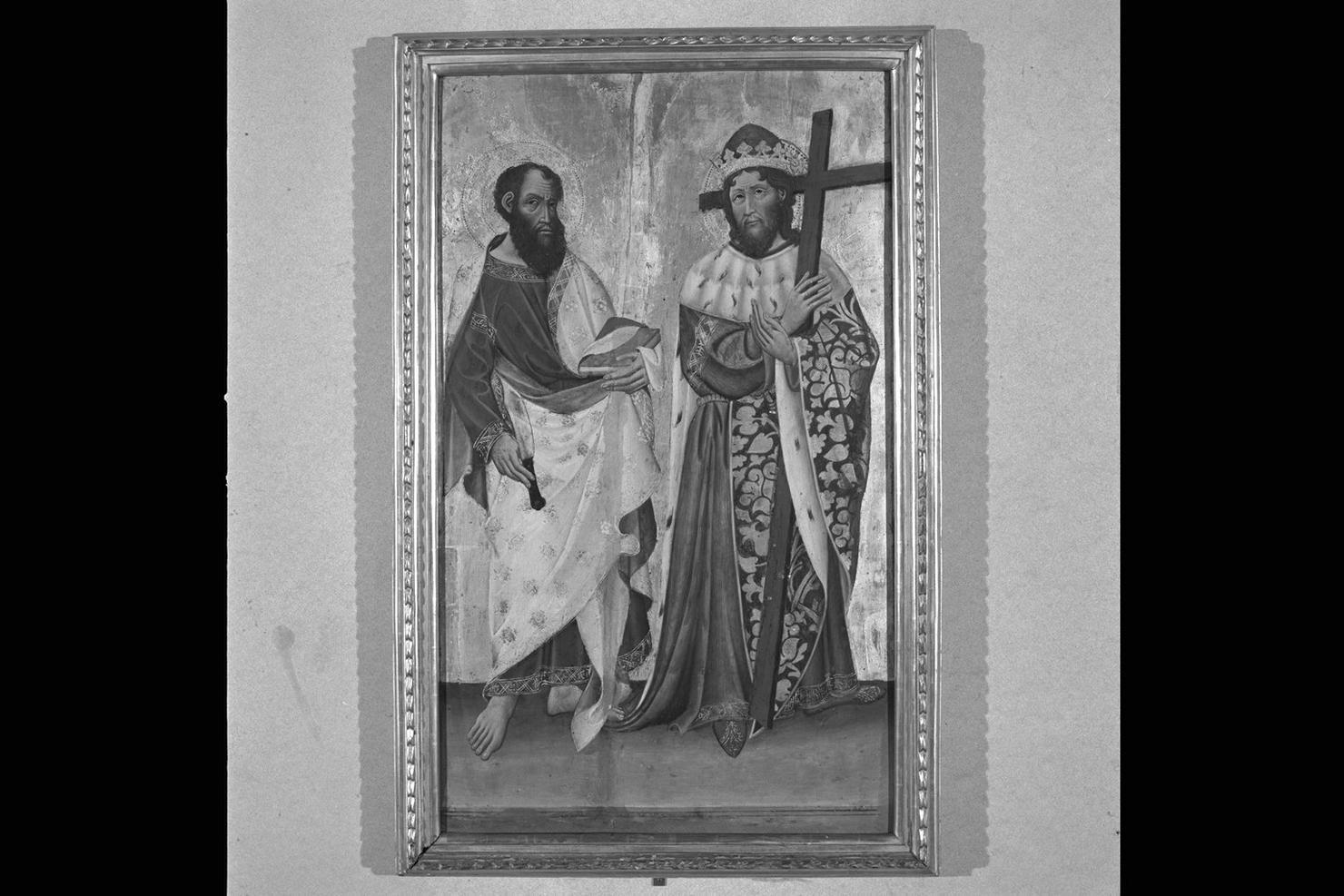 San Bartolomeo e l'imperatore Eraclio (dipinto) di Michele di Matteo (metà sec. XV)