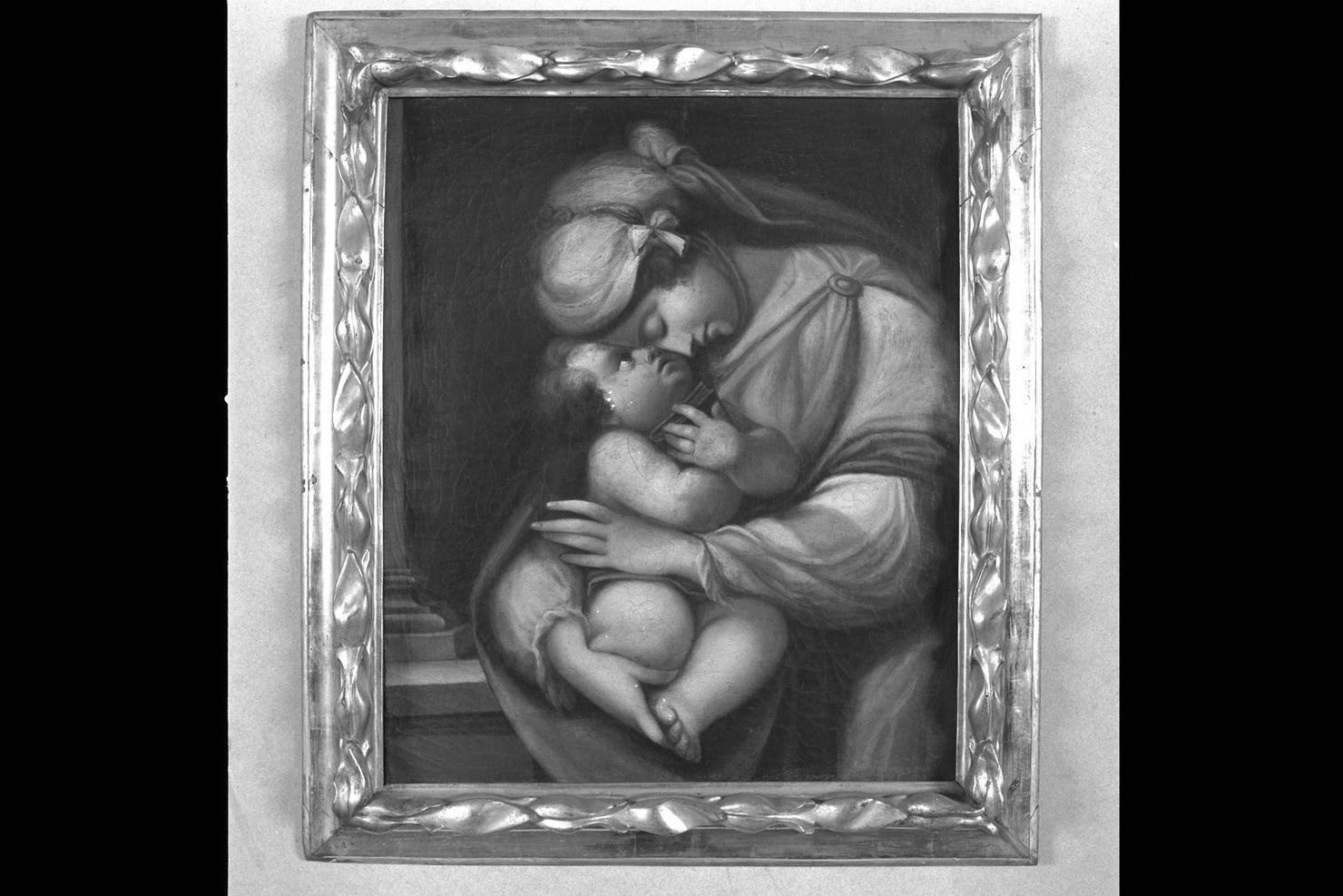 Madonna con Bambino (dipinto) di Rondani Francesco Maria (sec. XVI)