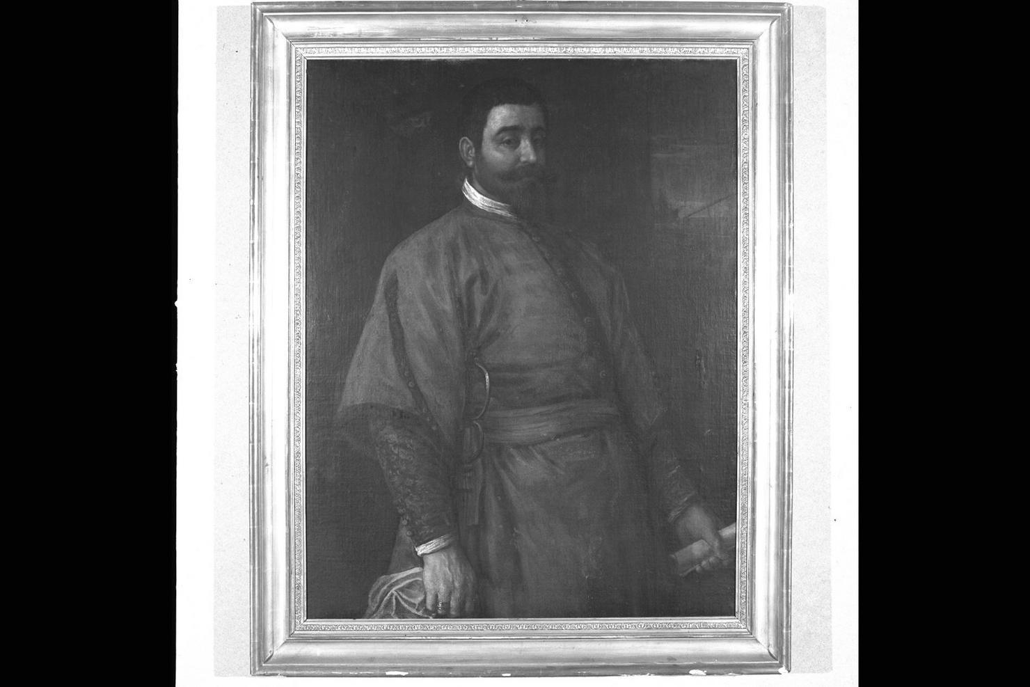 ritratto di gentiluomo (dipinto) di Robusti Jacopo detto Tintoretto (maniera) (prima metà sec. XVII)