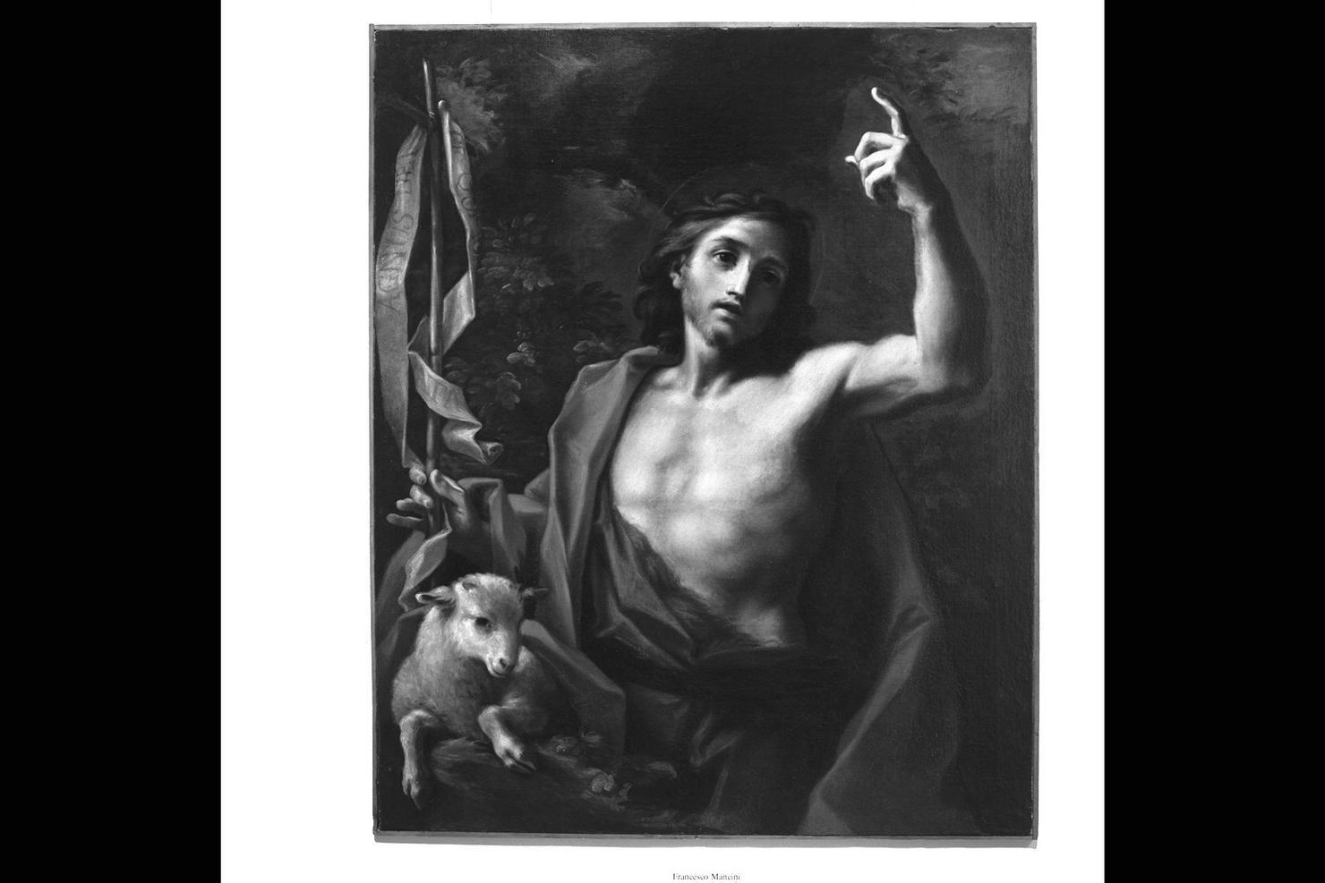 San Giovanni Battista (dipinto) di Mancini Francesco (sec. XVIII)
