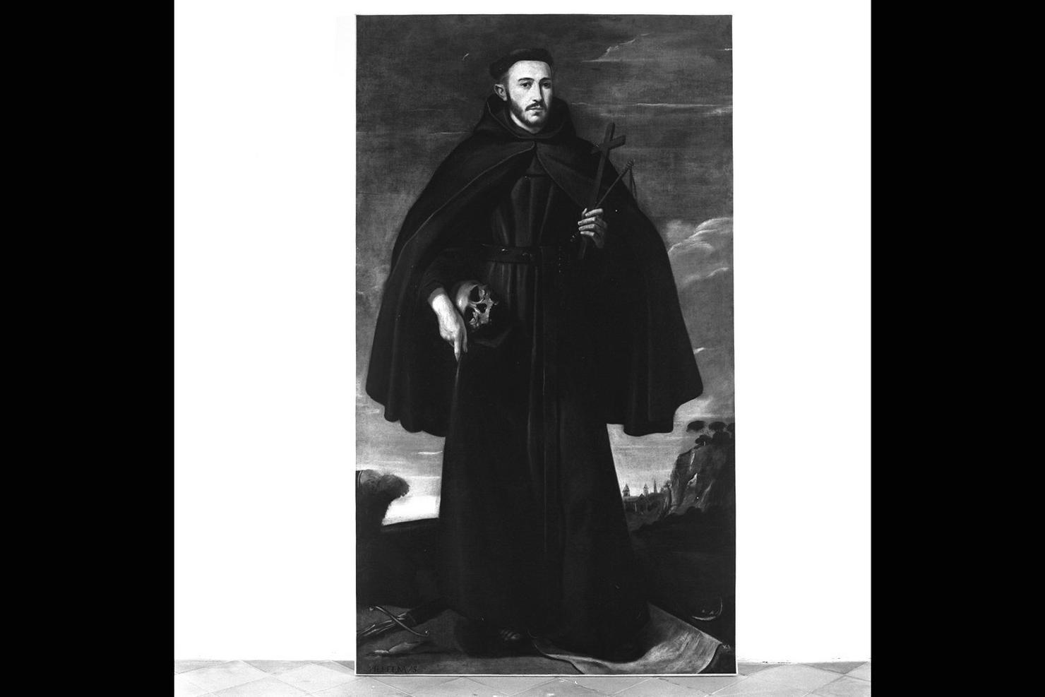 ritratto di frate (dipinto) di Guerrieri Giovanni Francesco (prima metà sec. XVII)