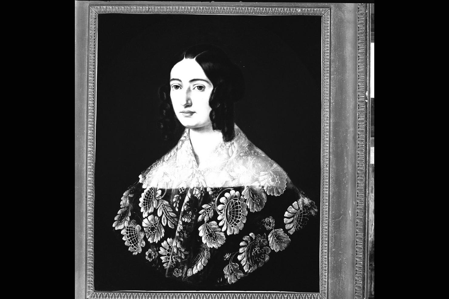 ritratto della contessa Giulia Tomani Amiani (dipinto) di Alberi Clemente (prima metà sec. XIX)