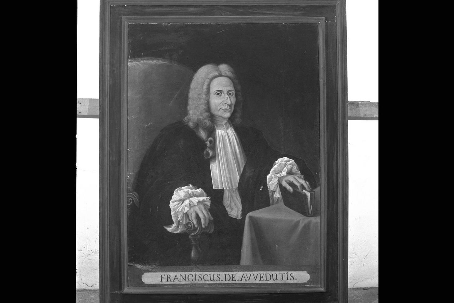 ritratto di Francesco Avveduti (dipinto, serie) - ambito marchigiano (seconda metà sec. XVIII)