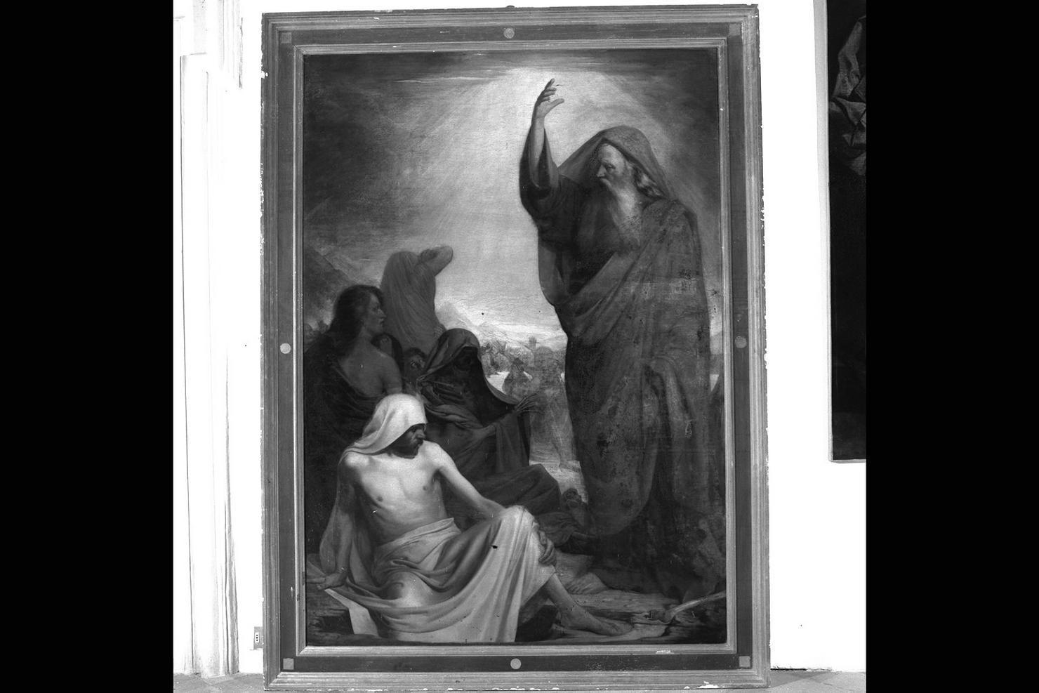 profeta Ezechiele (dipinto) di Pierpaoli Giovanni (sec. XIX)