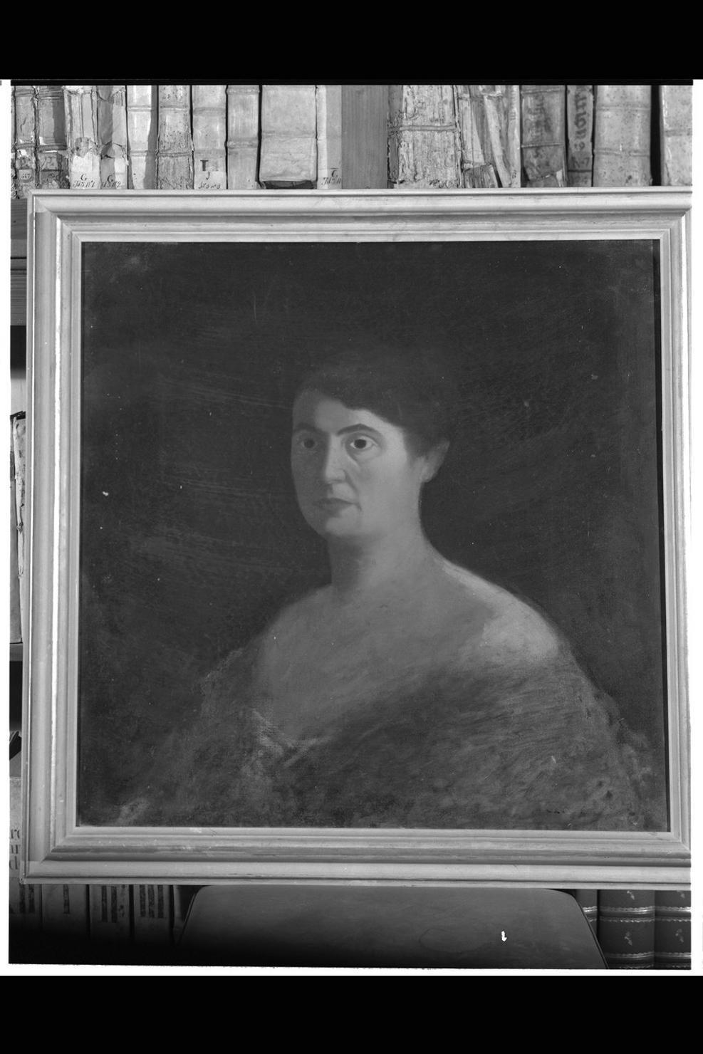 ritratto della moglie di Guelfo Giorgetti (dipinto) di Giorgetti Guelfo (sec. XX)