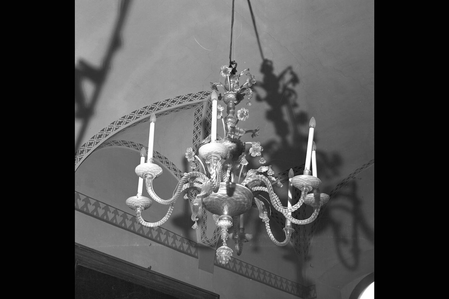 lampadario - a bracci - manifattura veneziana (seconda metà sec. XIX)