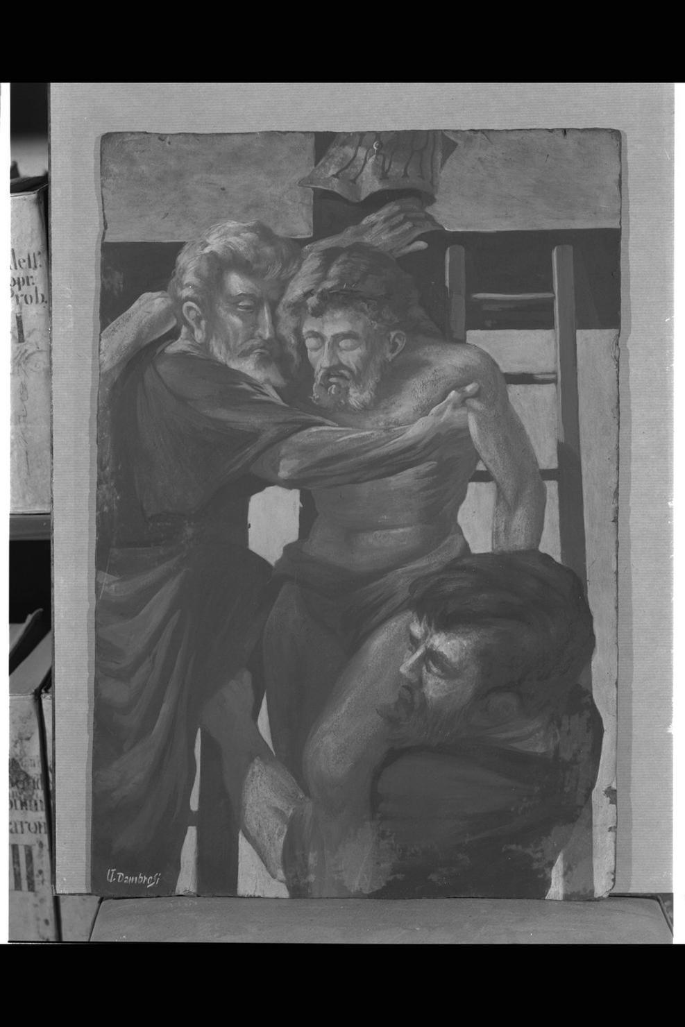 deposizione di Cristo dalla croce (dipinto) di D'Ambrosi Vito (sec. XX)