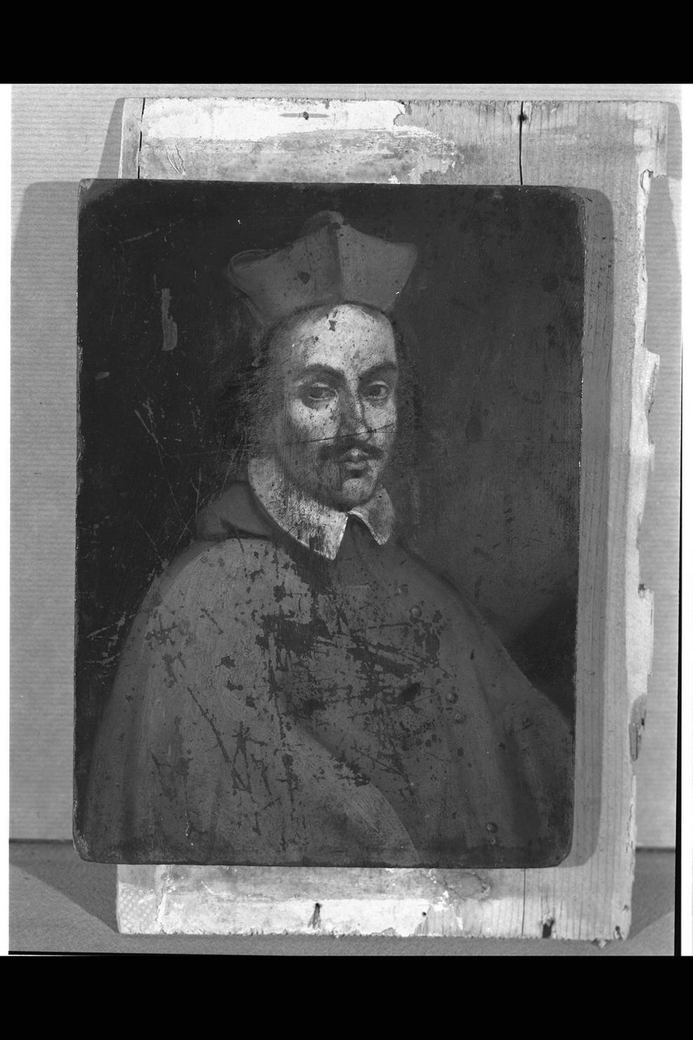 ritratto di cardinale (dipinto) - ambito marchigiano (fine/inizio secc. XVI/ XVII)