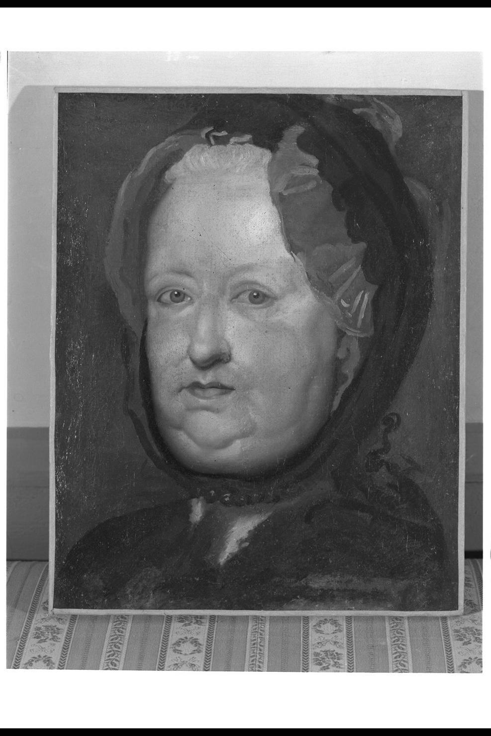 ritratto di Maria Teresa d'Austria (dipinto) - ambito romano (fine/inizio secc. XVIII/ XIX)