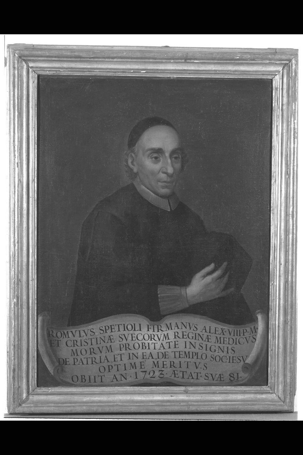 ritratto di Romolo Spezioli (dipinto) - ambito Italia centrale (sec. XVIII)
