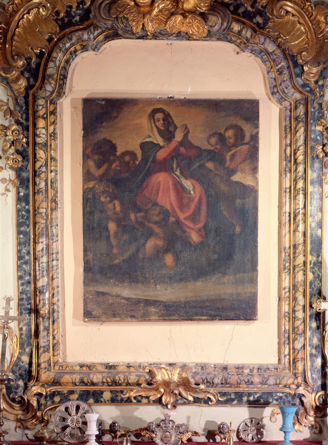 assunzione della Madonna (dipinto) - ambito veneto (fine/inizio secc. XVI/ XVII)