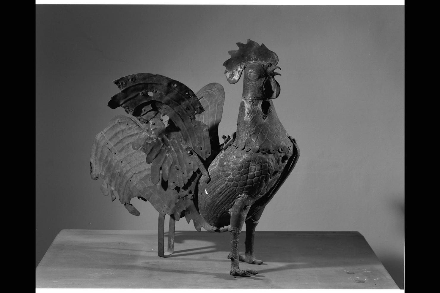 gallo (scultura) - ambito Italia centrale (sec. XV)