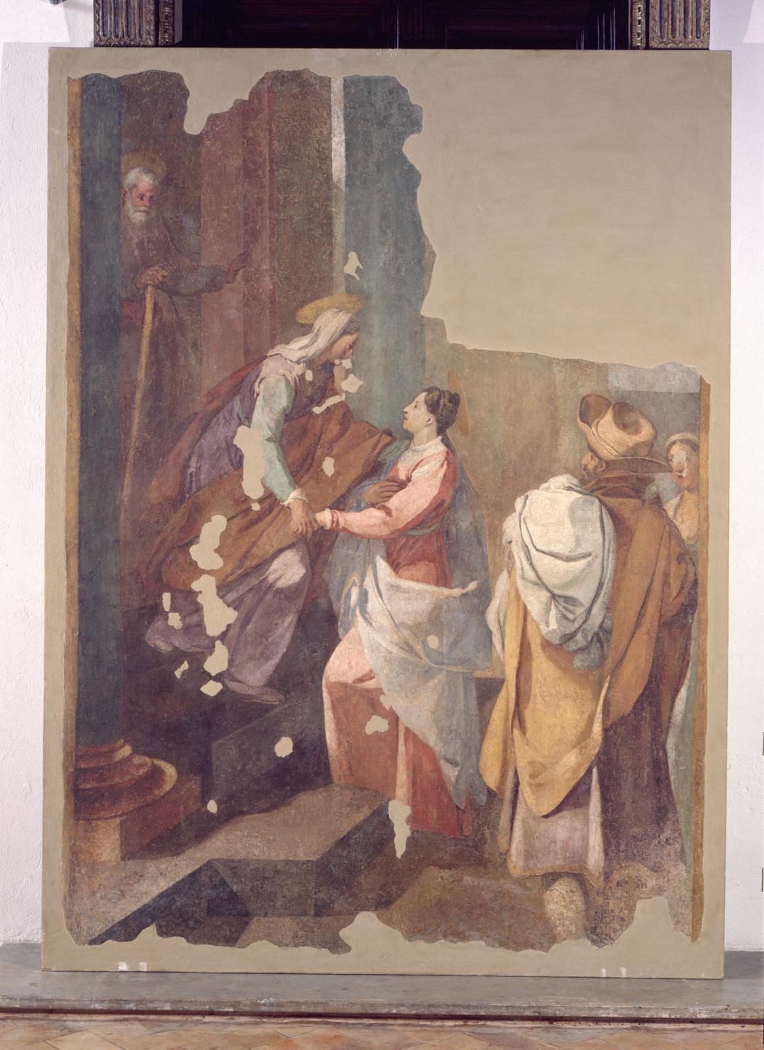 Visitazione (dipinto) di Boscoli Andrea (attribuito) (sec. XVII)