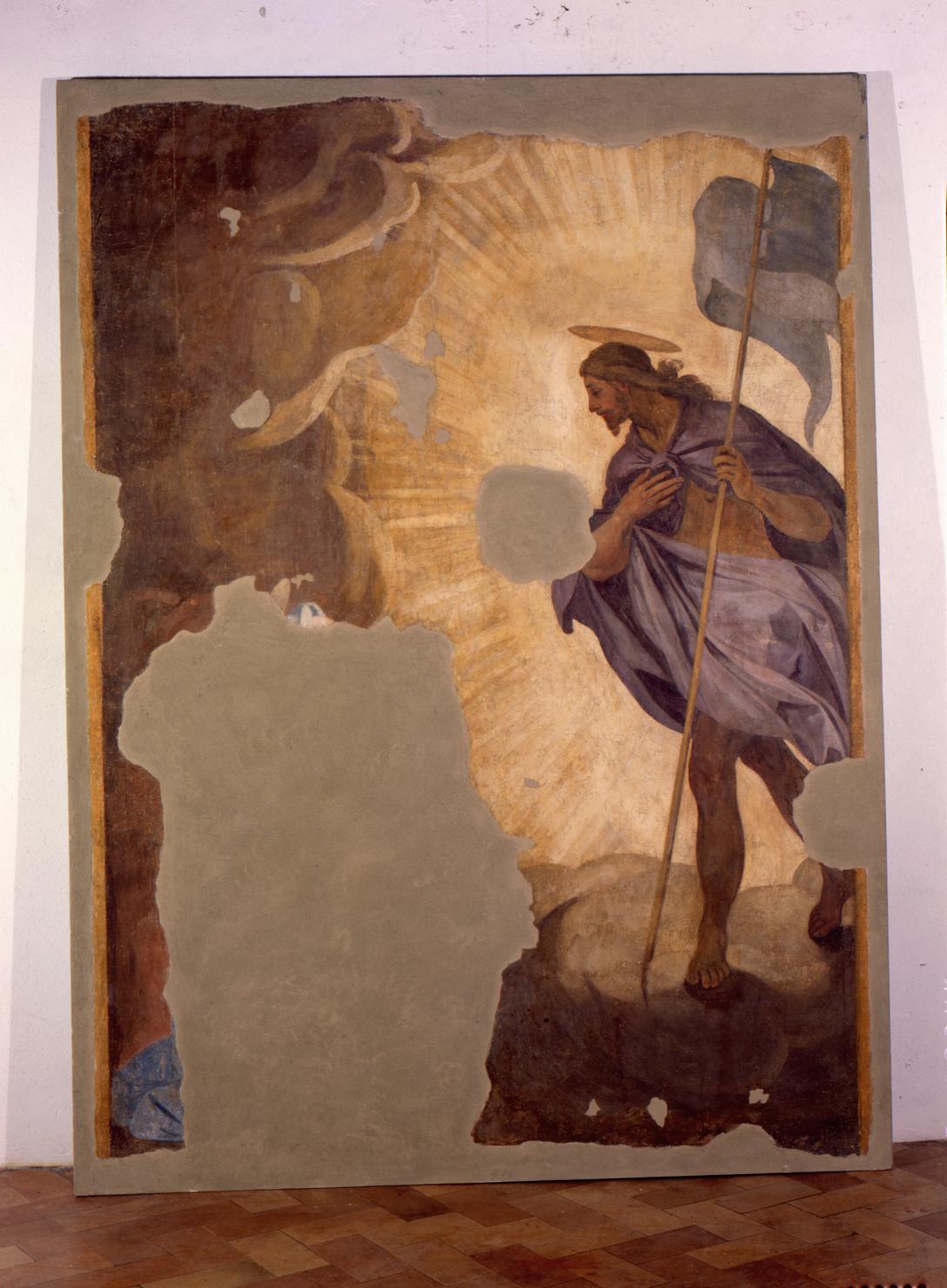 apparizione di Cristo risorto alla Madonna (dipinto) di Boscoli Andrea (attribuito) (sec. XVII)