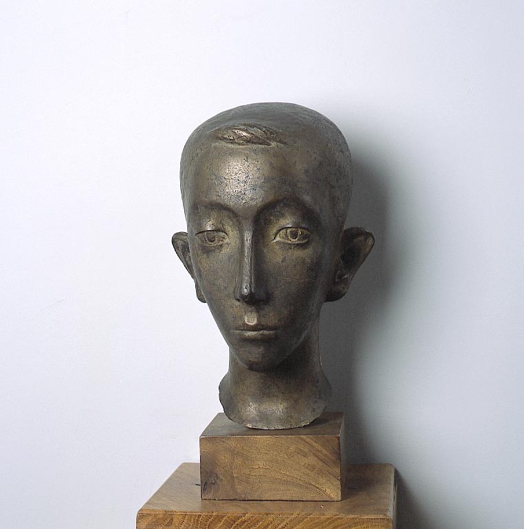 Ritratto di ragazzo, testa d'uomo (scultura) di Bartoccini Bruno (sec. XX)