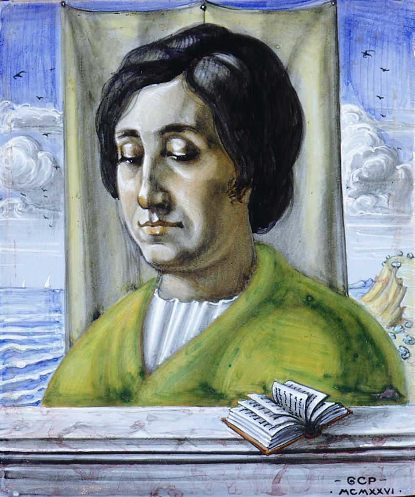 Mia madre, busto femminile (mattonella) di Polidori Gian Carlo (sec. XX)