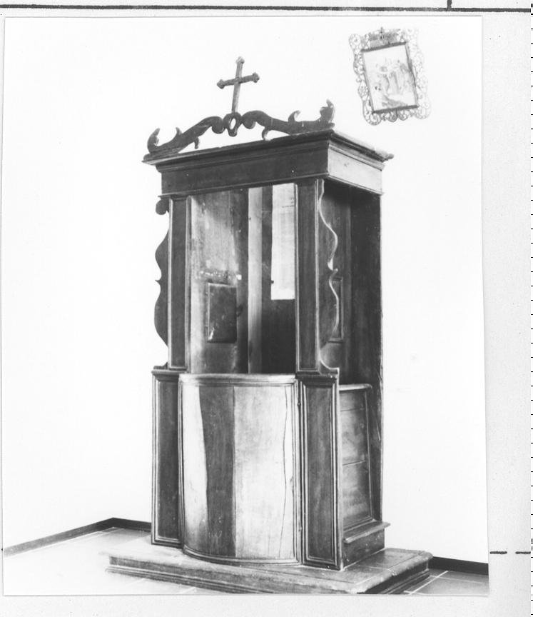 confessionale - bottega marchigiana (sec. XVIII)