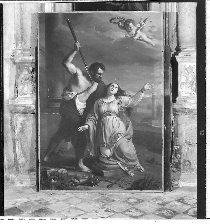 martirio di Santa Filomena (dipinto) di Alberi Clemente (sec. XIX)