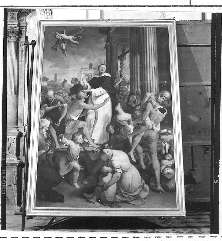 San Vincenzo Ferrer (dipinto) di Lazzarini Giovanni Andrea (sec. XVIII)