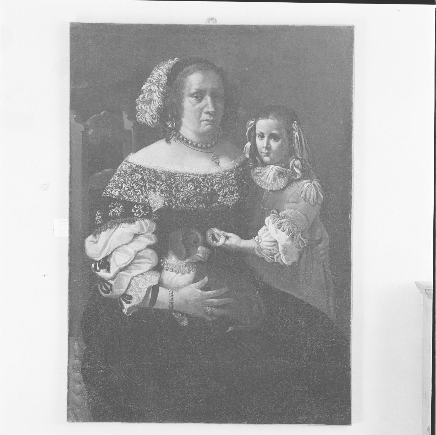 ritratto di Livia Feltria della Rovere e sua nipote Vittoria (dipinto) di Guerrieri Giovanni Francesco (prima metà sec. XVII)