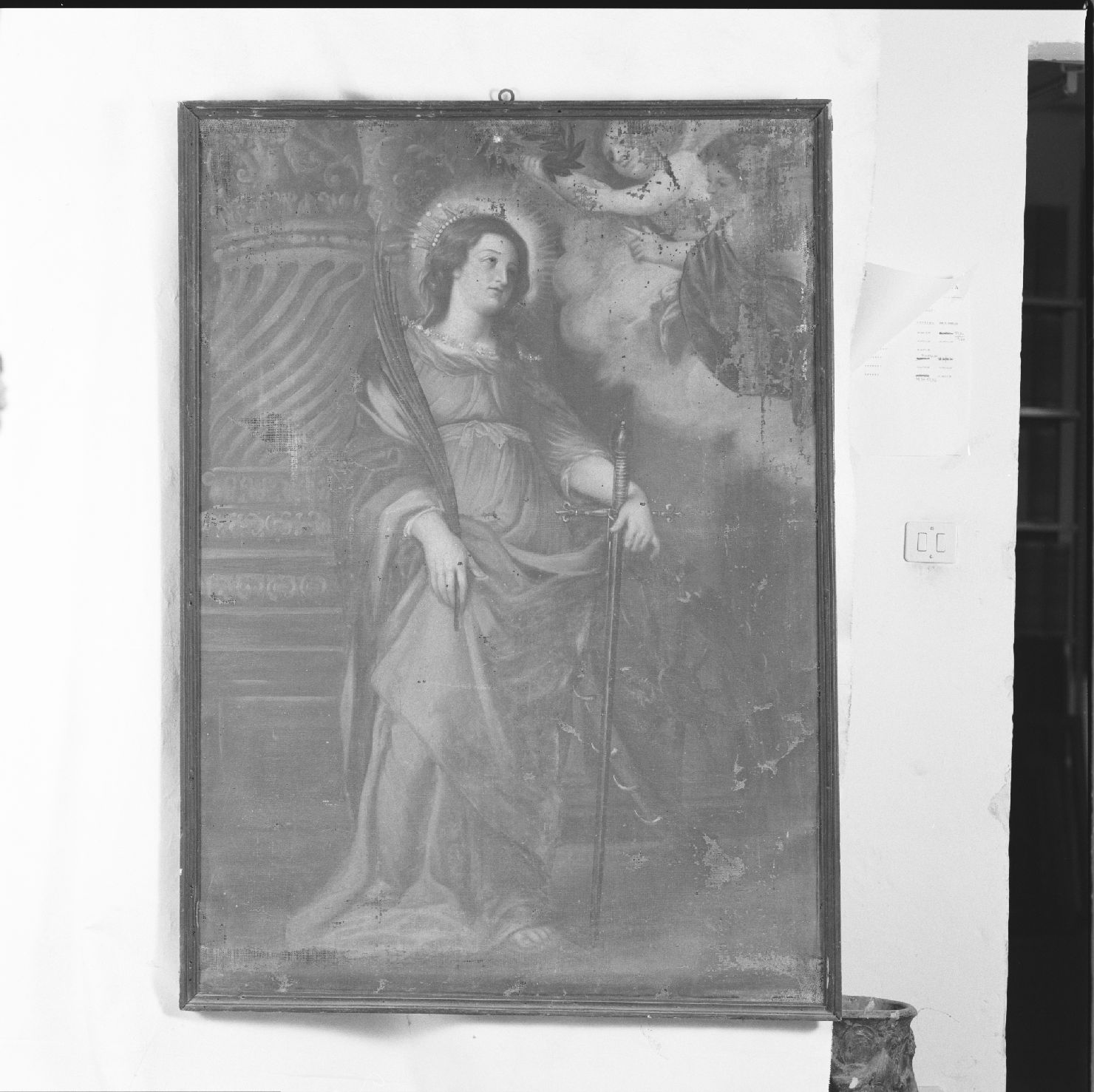 Santa Caterina d'Alessandria (dipinto) di Peruzzini Domenico (sec. XVII)