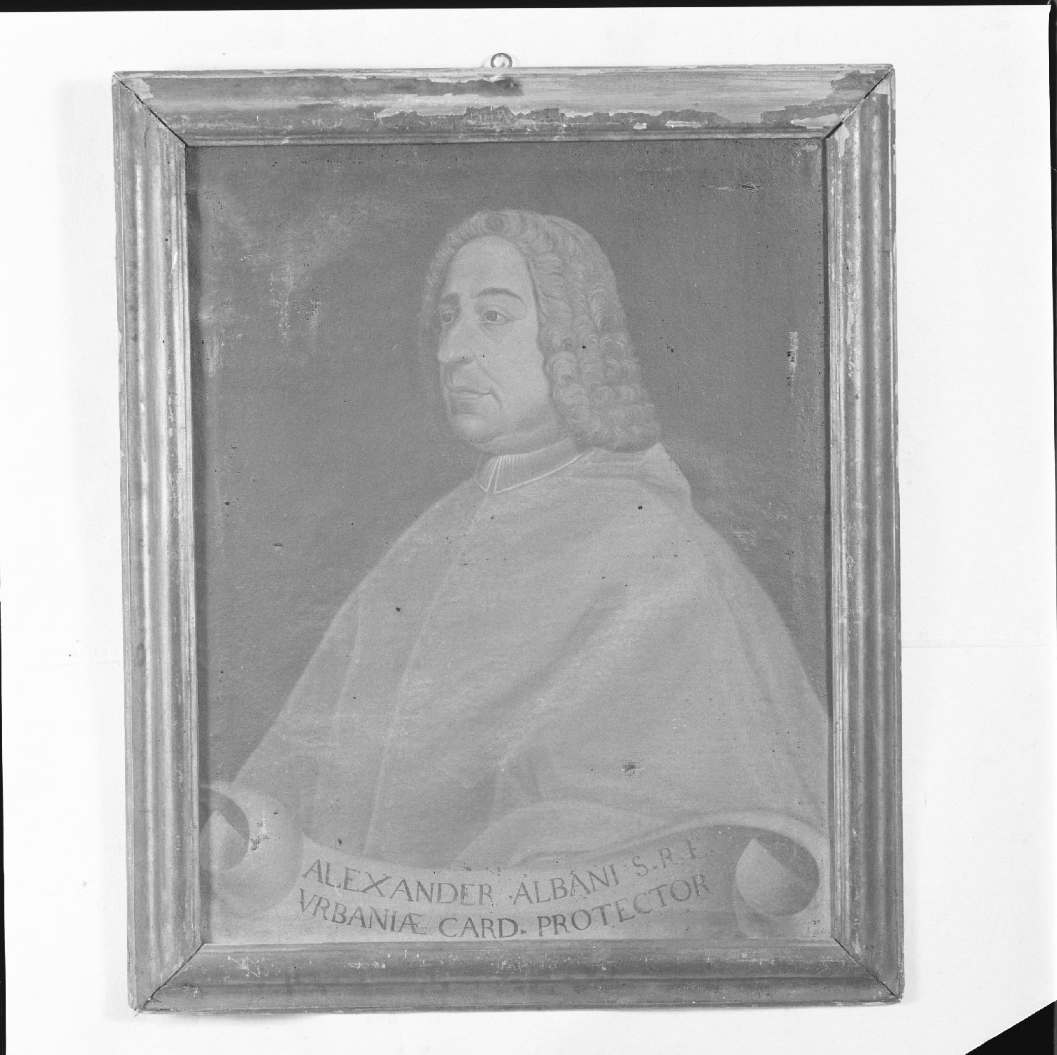 ritratto del Cardinale Alessandro Albani (dipinto) - ambito marchigiano (sec. XVIII)