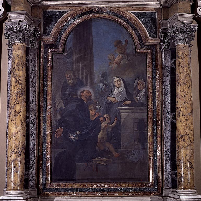 preghiera di San Nicola (dipinto) - ambito marchigiano (prima metà sec. XVIII)