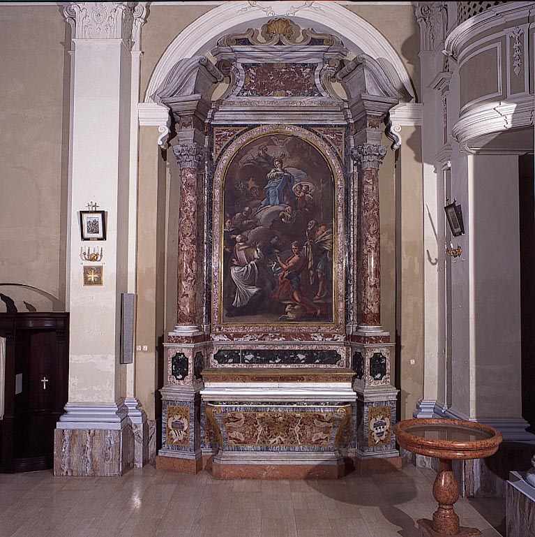 altare - a edicola - bottega marchigiana (prima metà sec. XVIII)