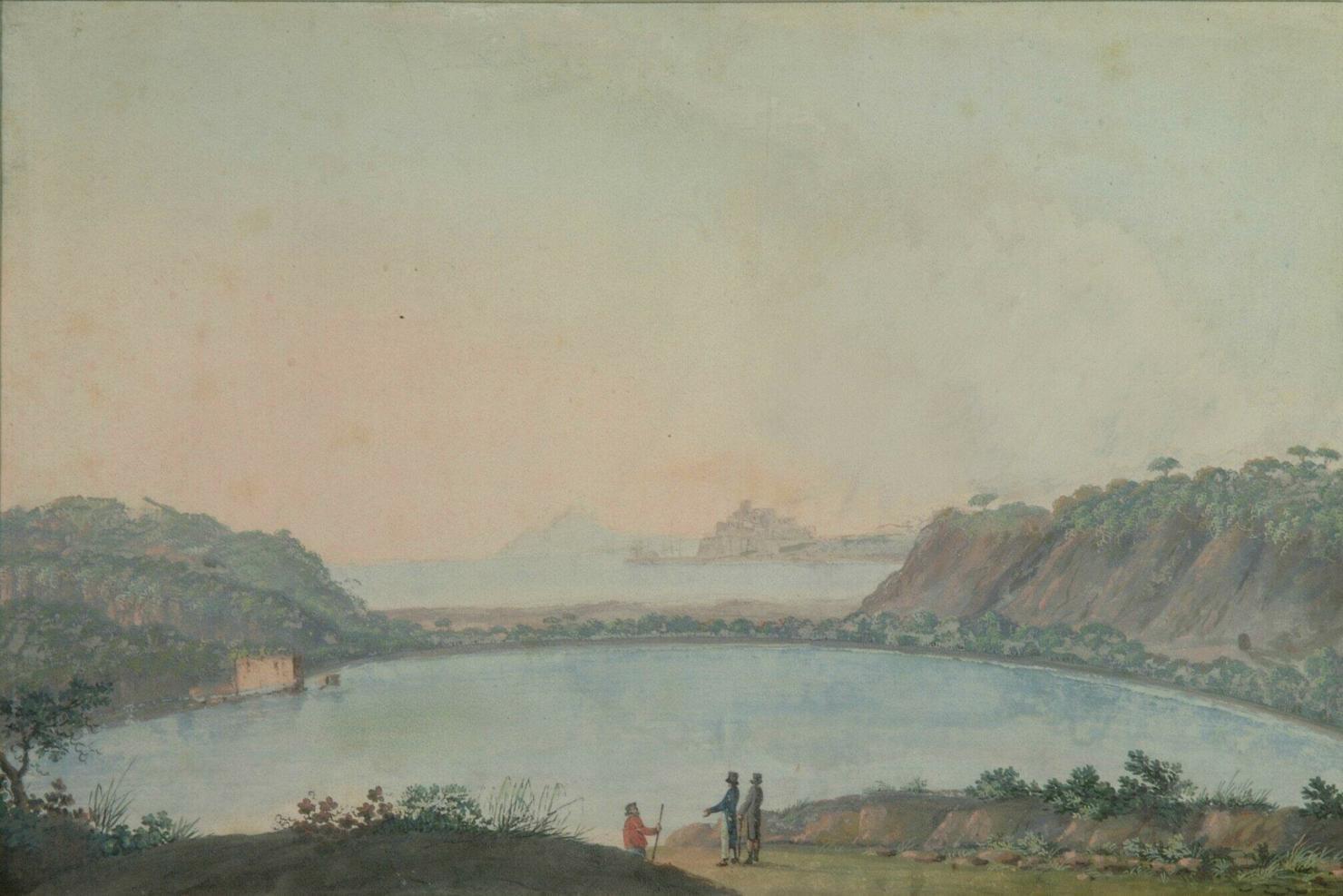 paesaggio (dipinto) - ambito svizzero (sec. XIX)