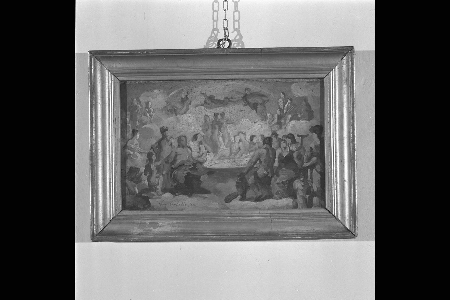 nozze di Amore e Psiche (dipinto) di Coghetti Francesco (sec. XIX)