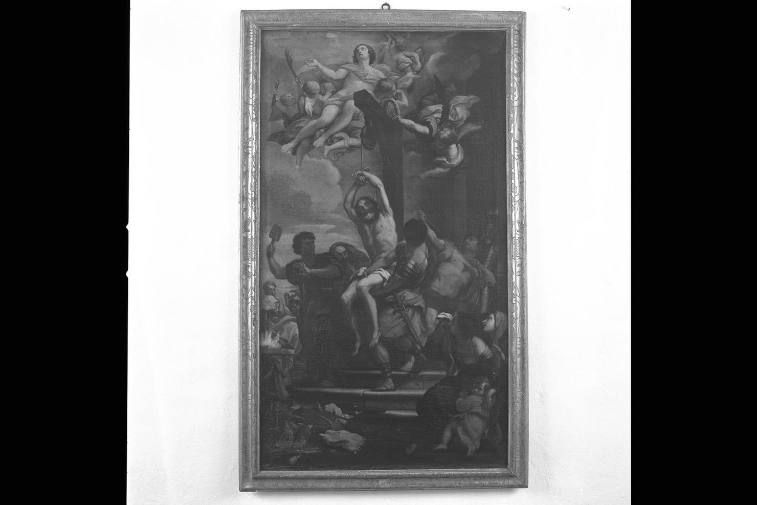 martirio di Sant'Andrea (dipinto) - ambito romano (seconda metà sec. XVII)