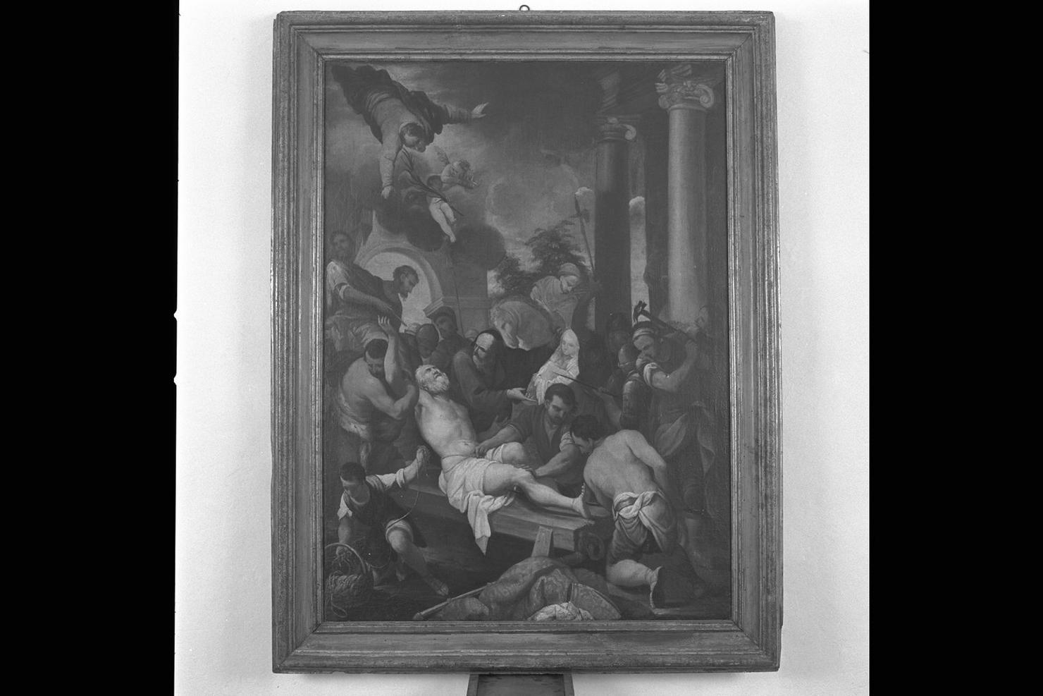 martirio di San Basso (dipinto) - ambito romano (secc. XVII/ XVIII)