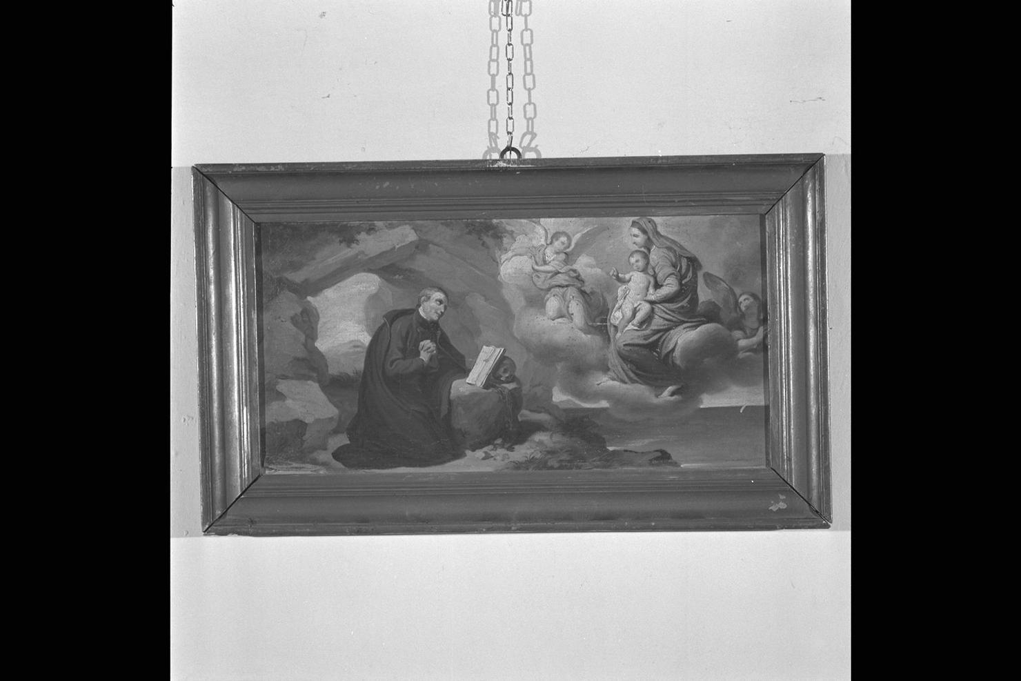 apparizione della Madonna con Bambino a San Paolo della Croce (dipinto) di Coghetti Francesco (sec. XIX)