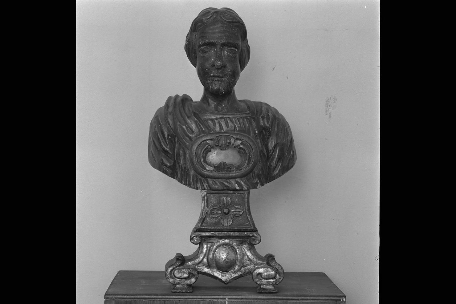 reliquiario - a busto - manifattura marchigiana (secc. XVII/ XVIII)