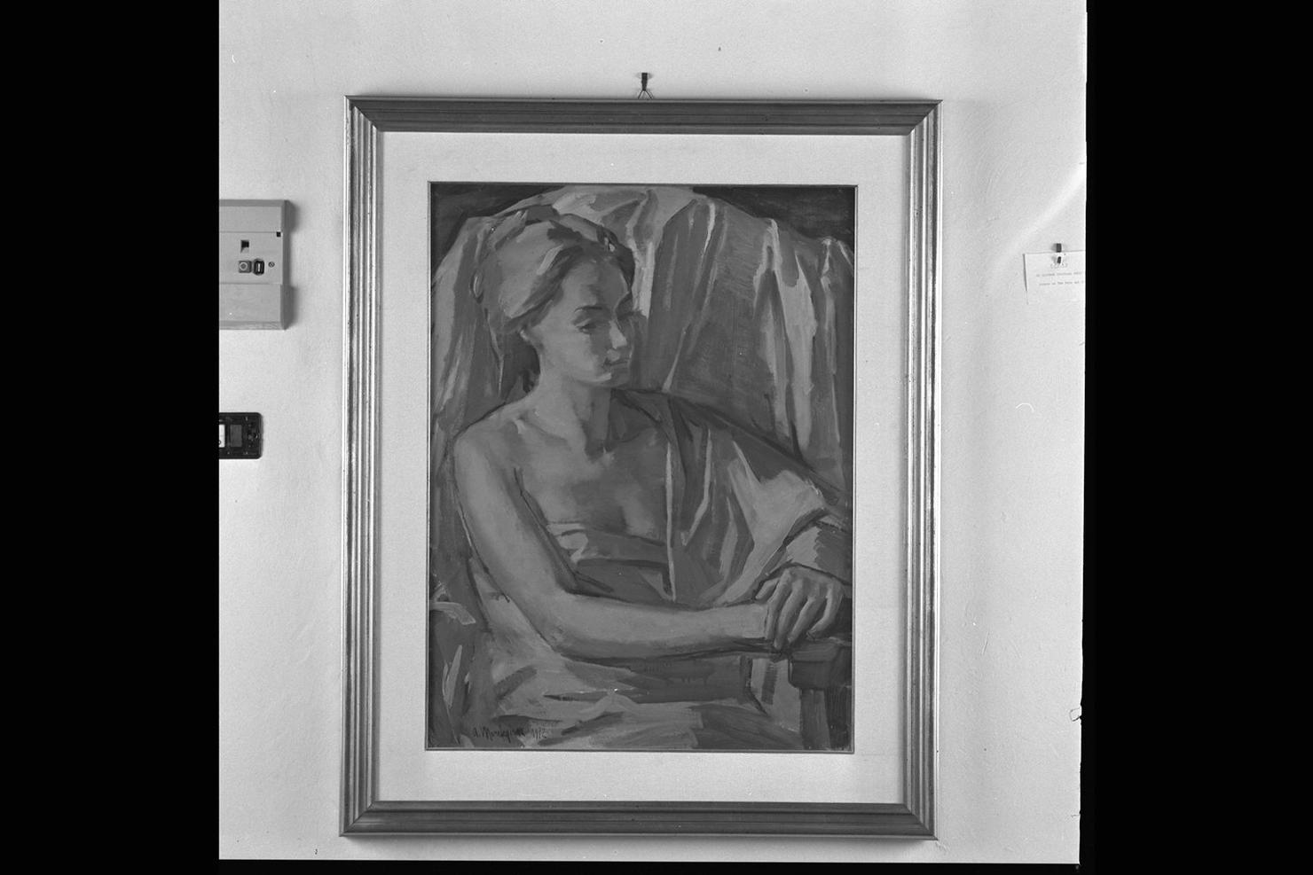 ritratto di donna (dipinto) di Marchegiani Armando (sec. XX)