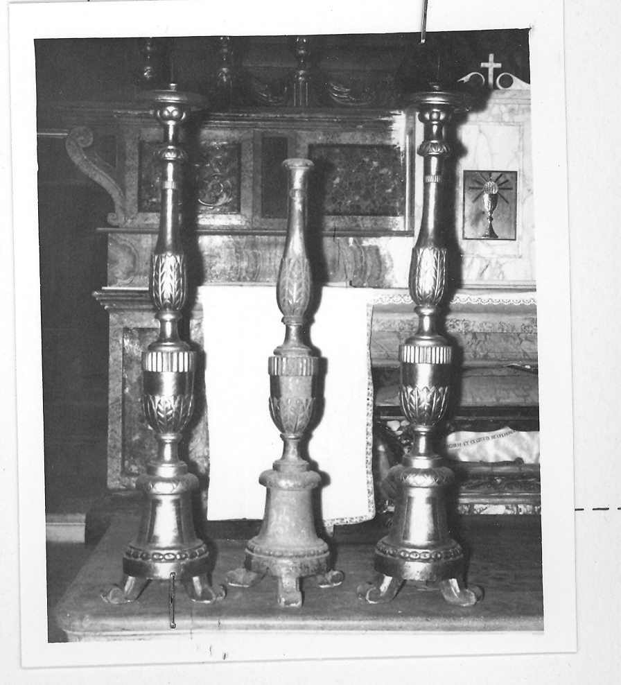 candeliere, serie - bottega marchigiana (sec. XVIII)