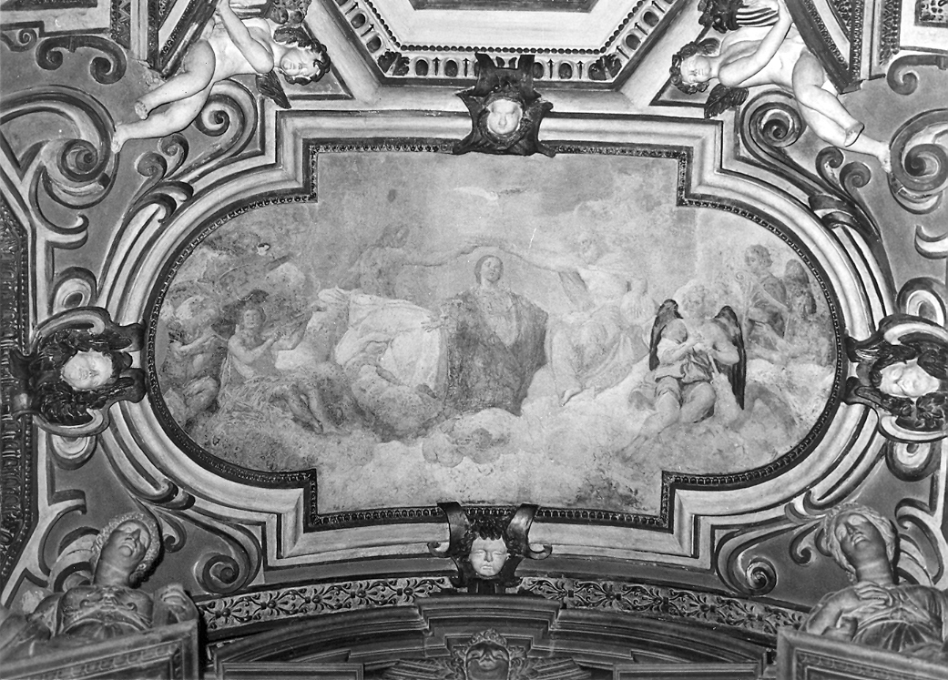 incoronazione di Maria Vergine (dipinto) di Zampieri Domenico detto Domenichino (sec. XVII)