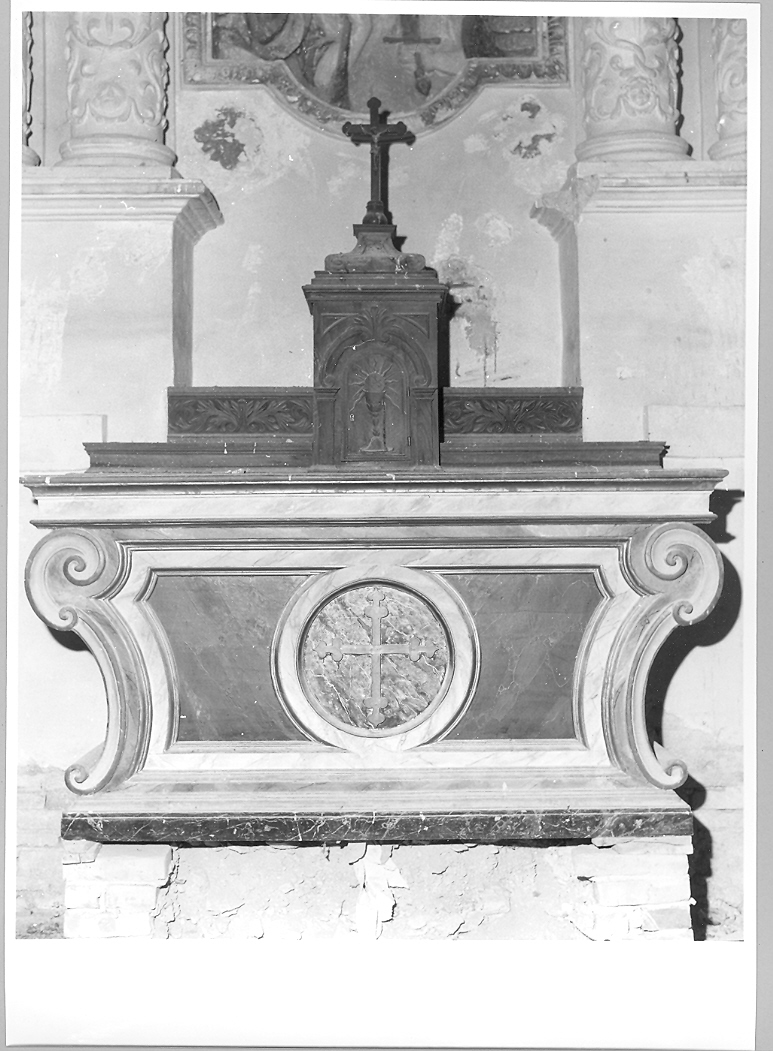 mensa d'altare di Brunetti Domenico (seconda metà sec. XVIII)