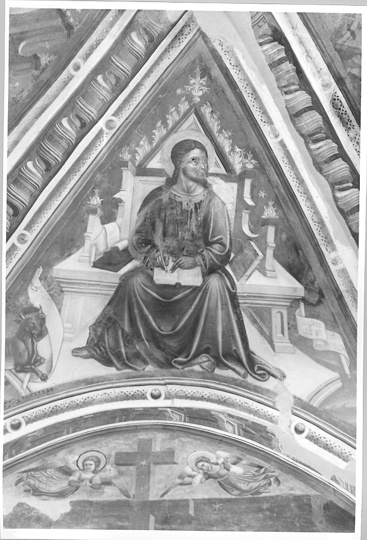 San Luca (dipinto, elemento d'insieme) di Angeli Marino (sec. XV)