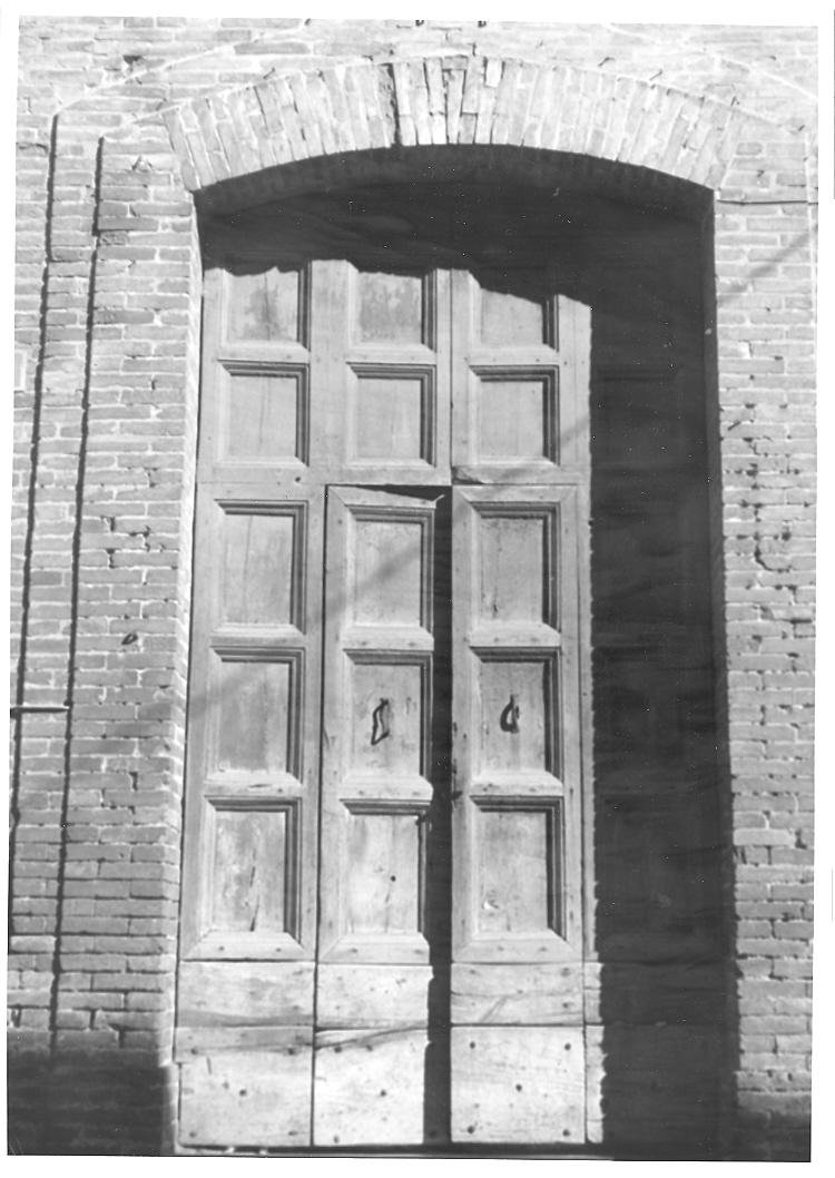 porta di Brunetti Giuseppe (attribuito) (fine sec. XVIII)